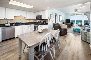 In kitchen dining area - seats 4
