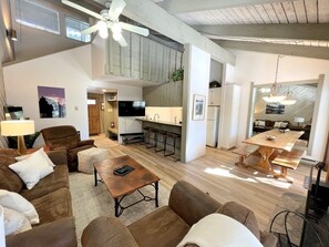 Bar and dining area