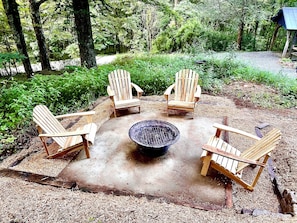 Redesigned fire pit for relaxing evenings 