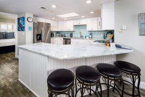 View from Dining room to kitchen