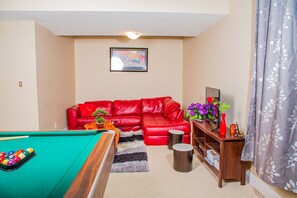 Sectional sofa with 2" TV with Netflix and YouTube