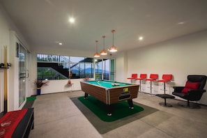Private Pool Table in Game room
