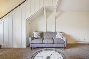 A comfortable sofa.