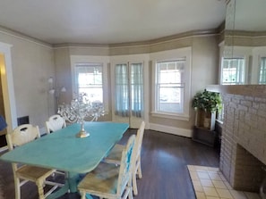 Downstairs dining room