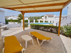 Outdoor dining area