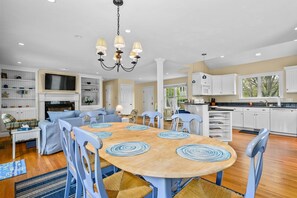 Open floorplan is ideal for everyone to stay connected - 24 Sea Mist Lane Chatham Cape Cod New England Vacation Rentals