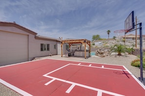 Basketball Half Court | 2,200 Sq Ft | Fire Pit (Bring Your Own Wood)