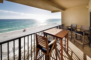 Share the views with the ones you love! - Watching the rise and fall of the tide from this private balcony will leave you spellbound...