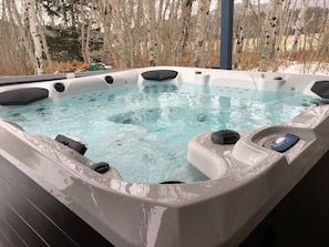 New hot tub just installed for you relaxation.