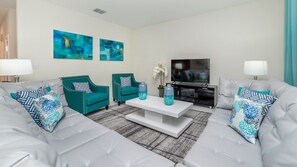 Living Room (Angle)
55" Smart TV