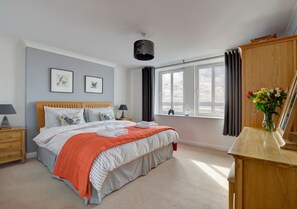 Light and airy master bedroom