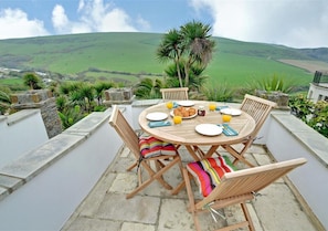 Patio with fantastic views