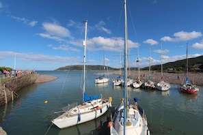 Harbour and sea views from Harbour House Apartment Porlock Weir