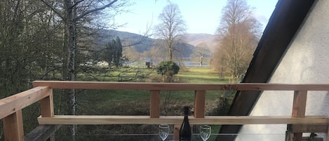 New balcony with views towards Loch Sunart