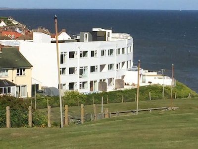 Salzige Türme: Ein großes Ferienhaus mit herrlichem Meerblick