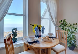 You can see Ilfracombe harbour from the comfort of your apartment 