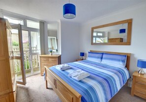 Double bedroom with ensuite shower room and fantastic views