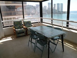 Balcony and sea view