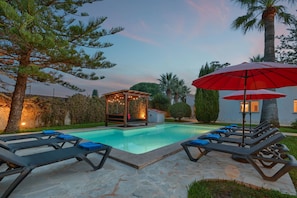 Terrace and pool