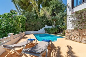 with private pool and terrace