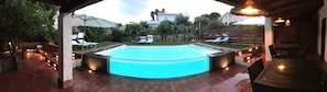 pool area from bar