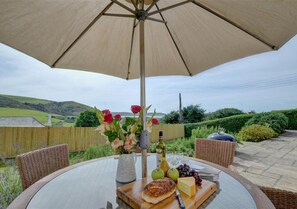 Beautiful views from the spacious patio