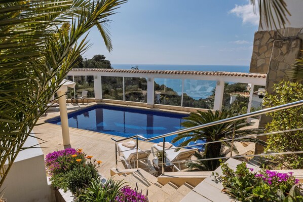 with private pool and terrace
