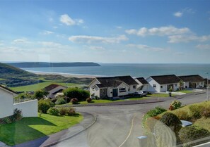 Stunning views over Woolacombe beach from the sitting room