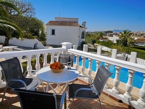 Terrace and pool
