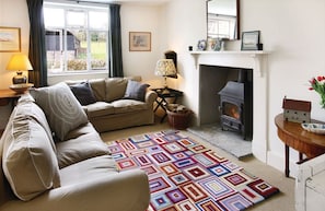 Ground floor:  Second sitting room with wood burning stove