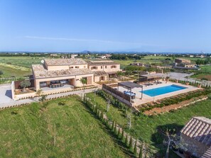 Sa Sinia Vella in Es Trenç, Mallorca, with pool and natural landscape