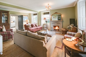 Abbey House - the sitting room with plenty of seating