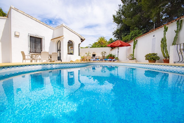 Terrace and pool