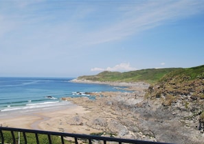 Amazing uninterrupted views from Waves End of the spectacular coastline of North Devon