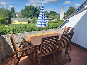 Blick vom Balkon