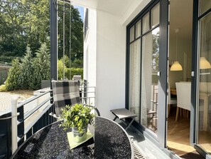 seitlicher Balkon