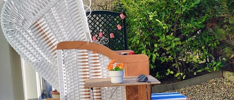 Ferienwohnung Maris mit eigenem Strandkorb