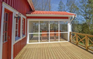 outside