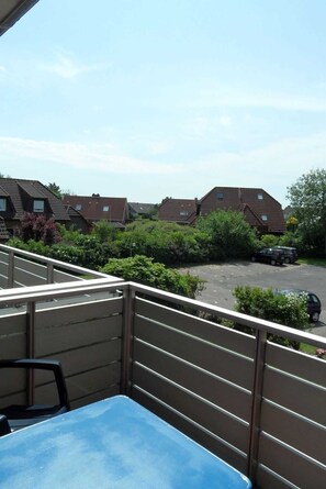 Blick vom Balkon