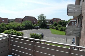 Blick vom Balkon