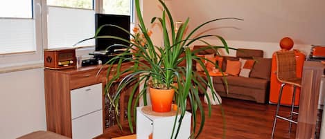 Ferienhaus Regenbogen mit Kamin und Terrasse