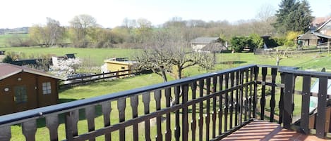 Aussicht vom Balkon