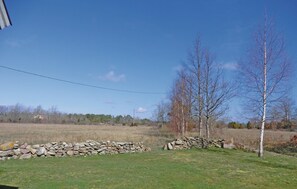 outside