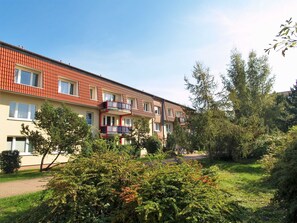 Die Außenansicht der Anlage Dünengarten