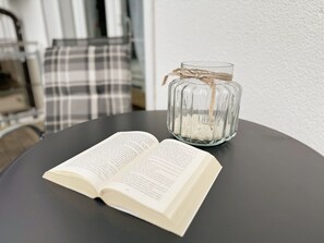 Residenz Falkenberg Whg. 06 Das Boot -  auf dem Balkon kann man die Ruhe genießen