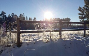 outside