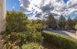 outside