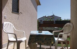 outside