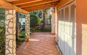 outside