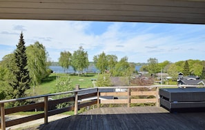 outside